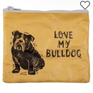 Primitives By Kathy -Love My Bulldog Zipper Wallet